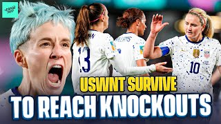 USWNT scrape through to Knockout Rounds 😬 | Portugal vs US Recap | Women's World Cup