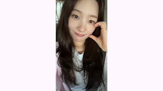 240525 정채연 버블 라이브