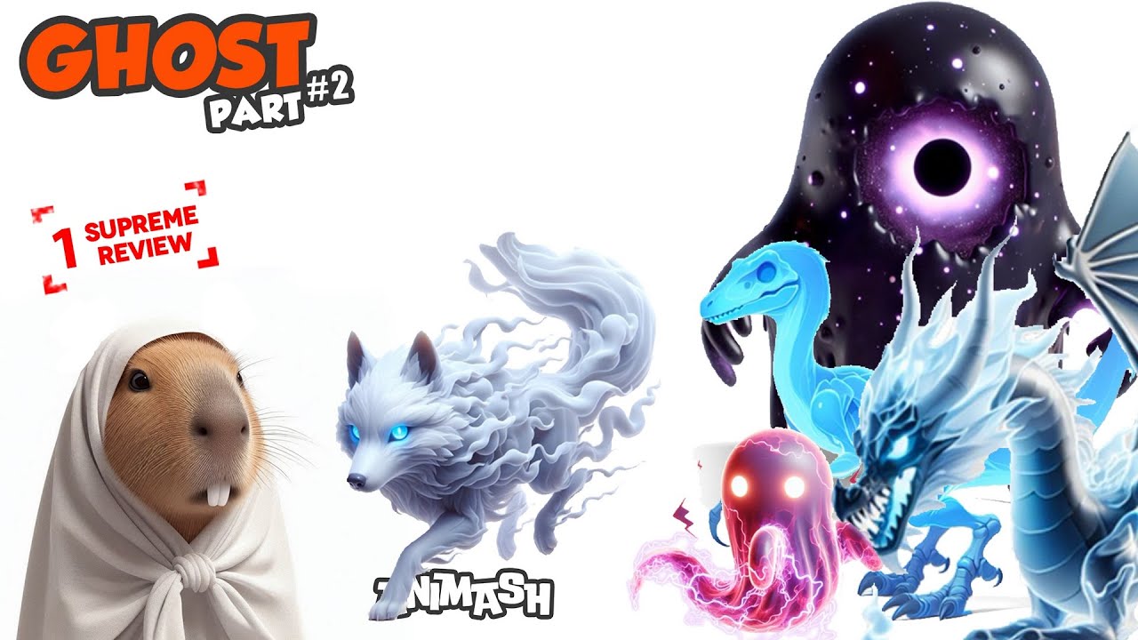 GHOST part2 animash gameplay animal merge supreme, cute animal supreme