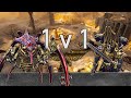 Warhammer 40,000 Dawn of War 2: Retribution - 1v1 | Saibot - Ravener Alpha [vs] Tex - Chaos Sorcerer