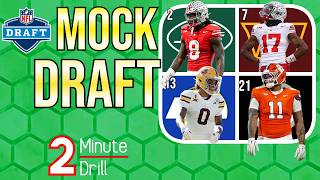 🚨 MARCH MOCKNESS 🚨: 2 Minute Drill 2 Round NFL Mock Draft
