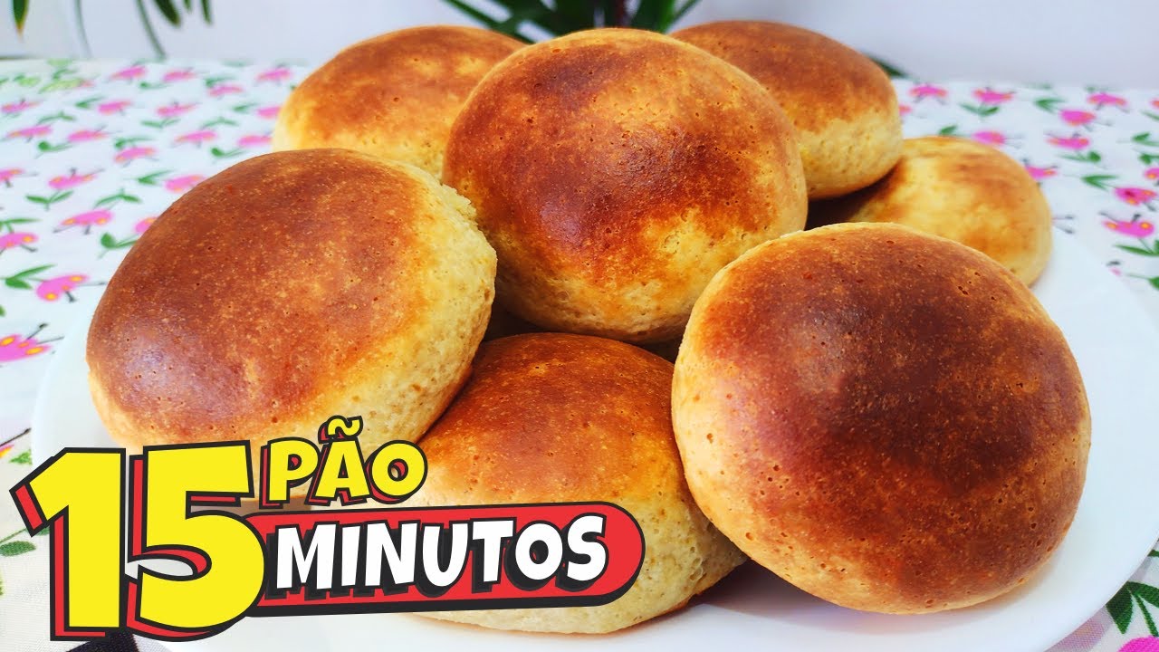 PRONTO EM 15 MINUTOS❗😱 PÃOZINHO SAUDÁVEL SEM GLÚTEN, SUPER FÁCIL, RÁPIDO E FOFINHO!