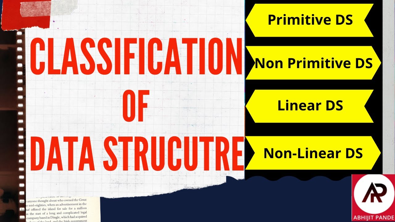 Classification of Data Structure (Primitive, Non Primitive) in Detail ...