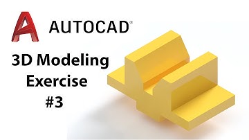 AutoCAD 3D Modeling - Exercise #3 - Basic to Advance in Hindi