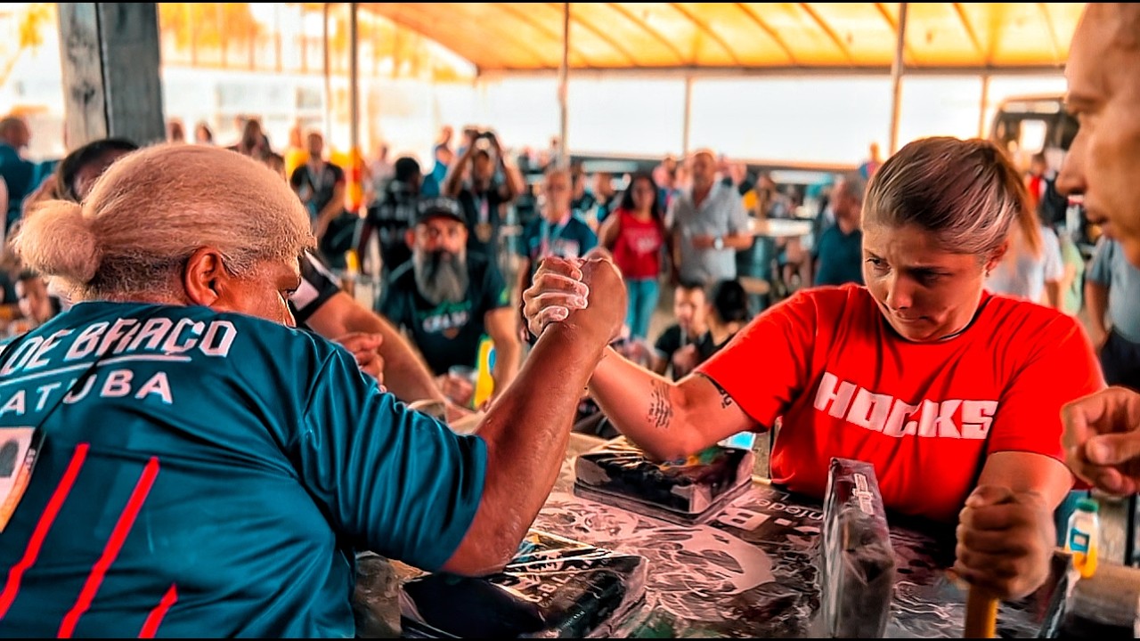 CAMPEONATO PAULISTA DE LUTA DE BRAÇO - FEMININO | BRAÇO ESQUERDO E DIREITO .