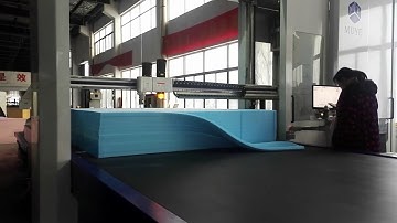 High Speed Vertical CNC Foam Cutting Machine