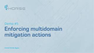 Demo 5: Enforcing multidomain mitigation actions