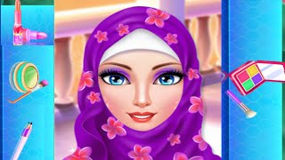 Hijab Girl Beautiful Makeup Salon Game Play। Android Game For Girls। Girl's Game। Dear Leisure। screenshot 3