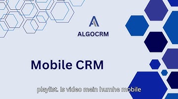 ALGO-CRM Mobile Application (Hindi)