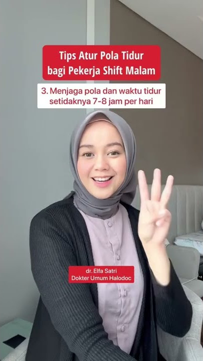 Tips atur pola tidur bagi pekerja shift malam #shorts
