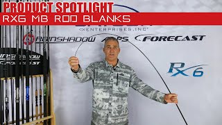 New 7’10” RainShadow RX6 Mag Bass rod blanks!