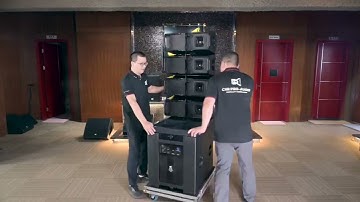 CVR Audio Self-powered line array W-208B+W-18BP