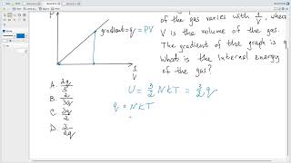 IB Physics B3. (May 2026 Past Papers 1A TZ2 HL-13, SL-?; TZ3 HL-13, SL-?). Ideal gas. Total energy.