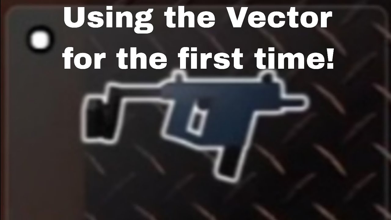 Trying the Vector for the first time! [Roblox] - YouTube