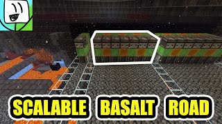 How to build WIDER Basalt Road builders in minecraft!