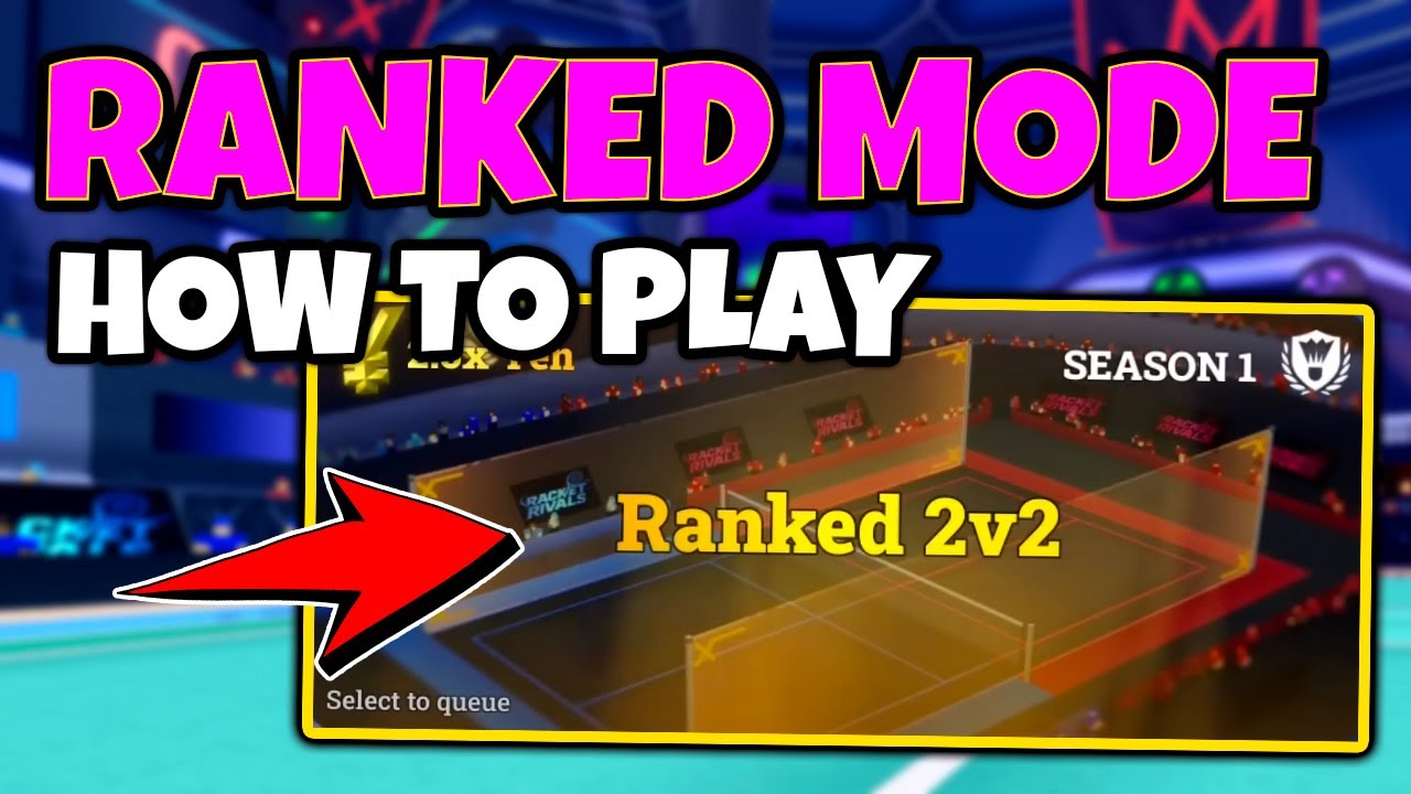 How to Play RANKED MODE - Update 1 [RACKET RIVALS] Roblox - YouTube