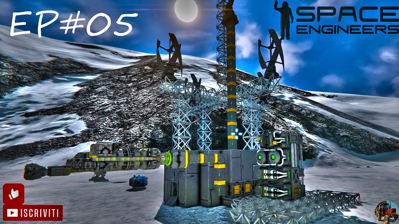 SPACE ENGINEERS ITA EP#05 PRIME DIFESE E RAFFINERIA GRANDE Gameplay ita ...