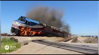 Railfanning with Sora AI Slop (Altamont Corridor express edition) (ACE)