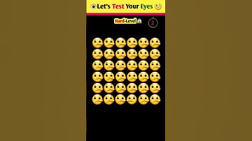 brain 🧠 test challenge|Find the odd emoji out #knowledge72 #braintest #emojigame