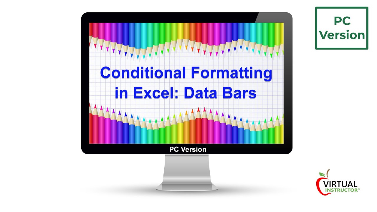 How to use Data Bars Excel Conditional Formatting PC Version - YouTube