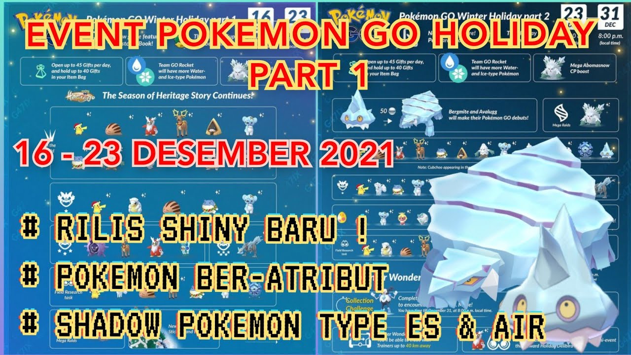 MEMBAHAS EVENT POKEMON GO HOLIDAY PART 1