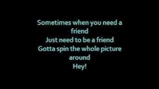 Barbie movie song: Be a friend lyrics
