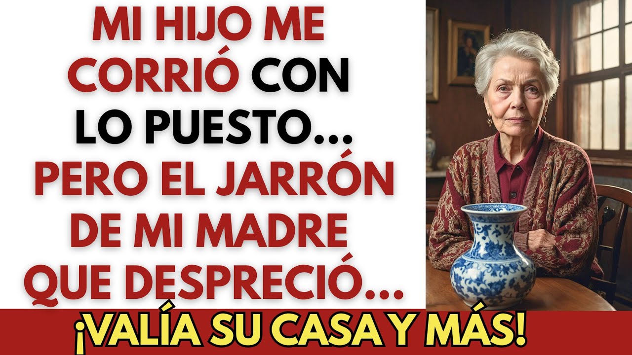 Mi Hijo Me Echó con lo Puesto… Jamás Pensó que el Jarrón Valía una Fortuna
