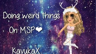 Doing weird things on MSP
