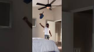Swinging Our Baby From The Ceiling Fan For My Wifes Reaction