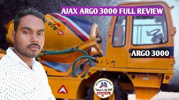 AJAX ARGO 3000 दमदार Self Loading Concrete Mixer Full Review हिंदी में