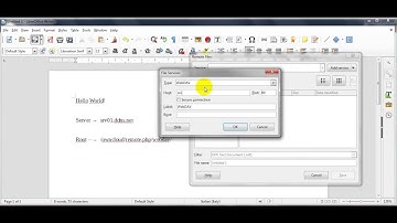 Use LibreOffice with your ownCloud server - remote file owncloud webdav