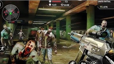 Dead Trigger Zombie 🤯 3Fps free shooting Gameplay! #1