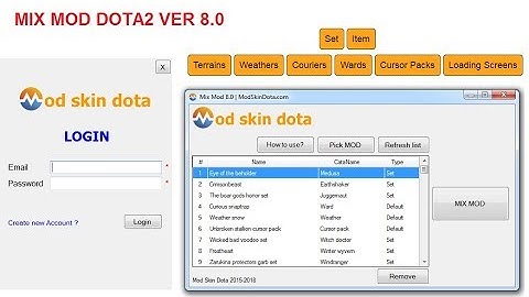 How to use mod mix Dota2?