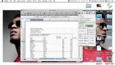 How to Print Area in Excel 2008