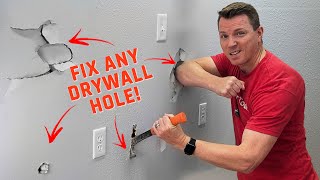 How to Fix Holes in Drywall - 4 Easy Methods