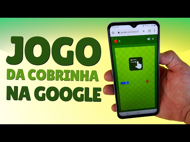 Jogo da Cobrinha No Google Chrome 