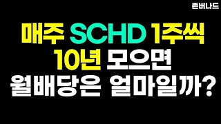 SCHD, 지금부터 10년 모으면 월배당 얼마 받을까? 월배당ETF 투자 장점은? ISA에 넣어도 될까? 부자되는법 파이어족|존버나드 지식자랑