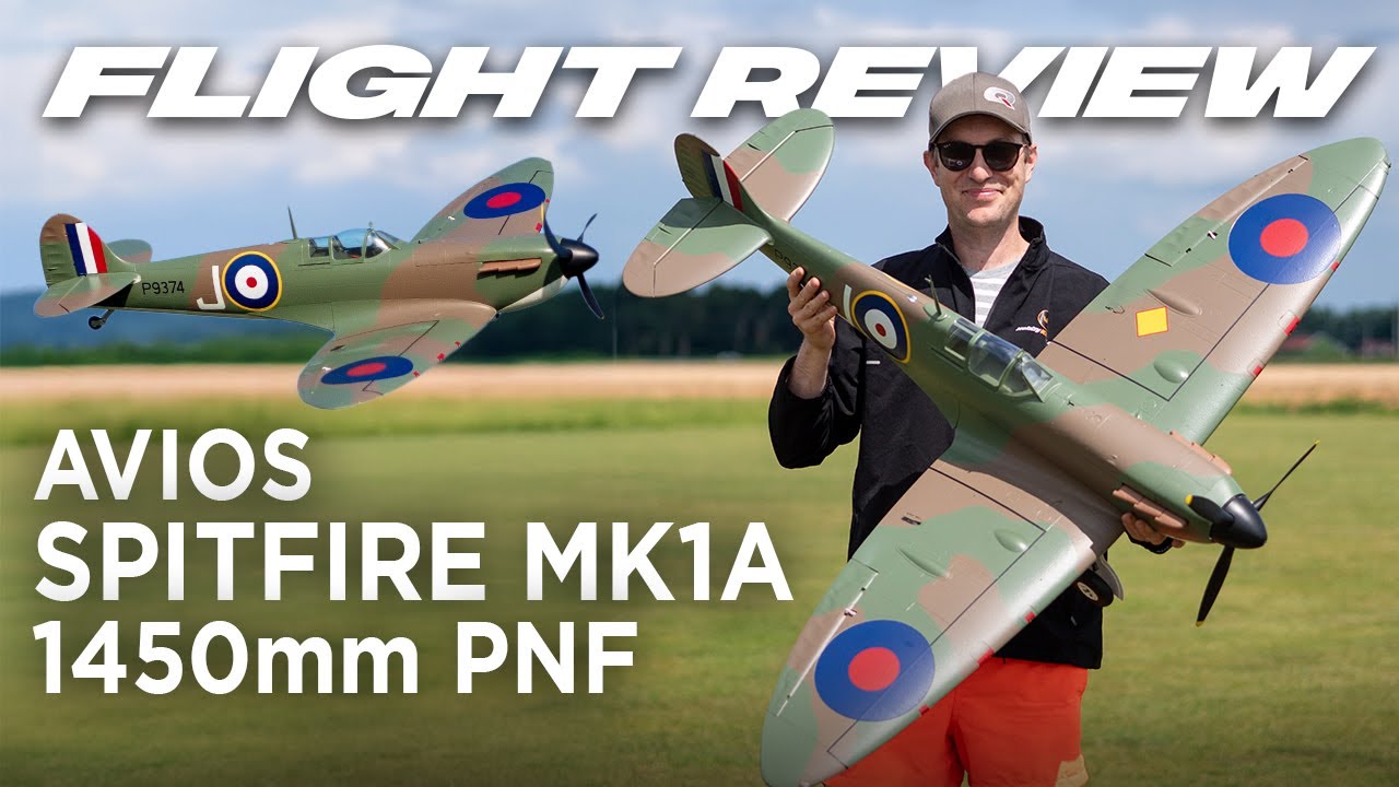 Avios Spitfire MK1a 1450mm PNF I Flight Review 