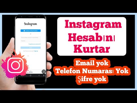 E-posta ve telefon numarası olmadan Instagram hesabı nasıl kurtarılır