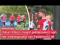 DOMPER voor Feyenoord | Orkun Kökçü gaat GEBLESSEERD naar de kant tijdens eerste openbare training