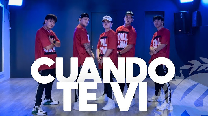 CUANDO TE VI by Maria Becerra, Trueno, Big One | Zumba | Reggaeton
