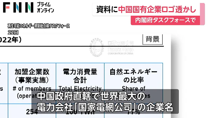 內閣府タスクフォース資料に中國企業の「透かし」が…民間構成員提出資料か「今後は対策強化」 - 天天要聞