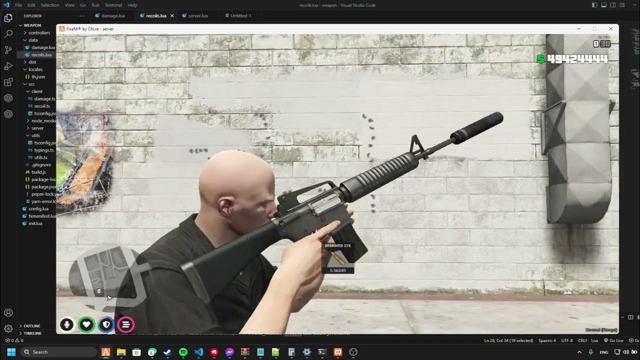 fivem advanced recoil / components YouTube