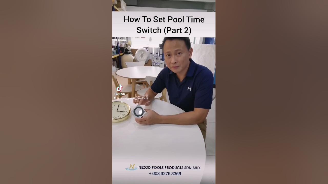 How to set swimming pool timer YouTube