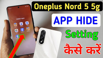 How to hide apps in Oneplus nord 5 5g/Oneplus nord 5 5g me app hide setting kaise kare,app hide
