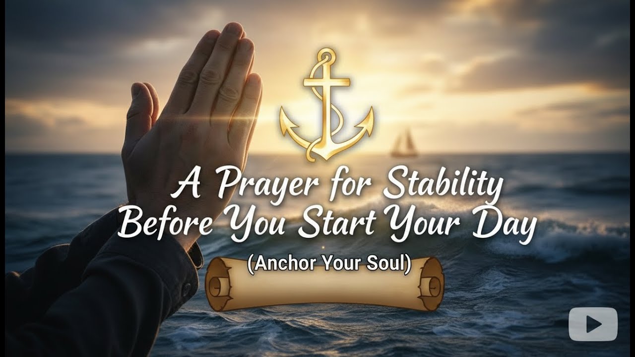 A Prayer for Stability Before You Start Your Day (Anchor Your Soul)