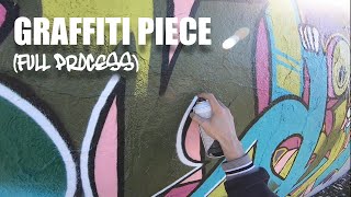 Graffiti Piece (Proceso Completo) by Dirty Hands Boy 217 views 11 months ago 11 minutes, 46 seconds