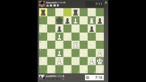 al no evitar mate piezas negras abandonan #chess #ajedrez #chessgamer  #jaque #chessplayer #jake
