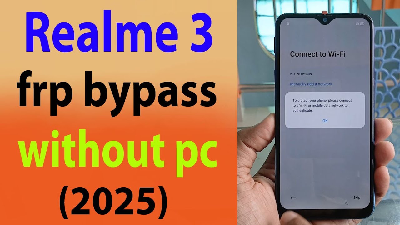 Realme 3 frp lock Bypass without pc 2025.