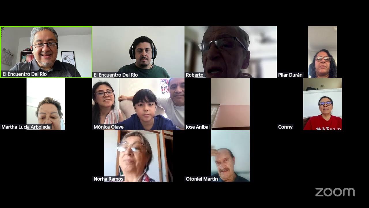 Zoom meeting invitation - Reunión de Zoom de El Encuentro Del Río